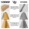 XDENGP 22.5 Degree Chamfer Router Bit with 1 Inch Cutting