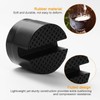 Zodazoqa 2 Pcs Car Trolley Slotted Jack Rubber Potector Pad