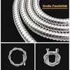 D&D 1.5 m premium stainless steel shower hose, flexible shower