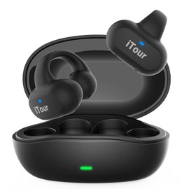 iTour Z50S Translation Earbuds Real Time, Bidirection Simultaneous Translator Earbuds in 127 Languages Online, Audio&Video Subtitle Translation, Languages Translation Device with iTourBuds APP