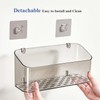 UNIKON Bath Toy Storage Holder Bathtub Toy Organizer, Large Capacity