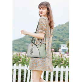 FORRICA L-BX, Green, Plaid, with fashionable ornaments