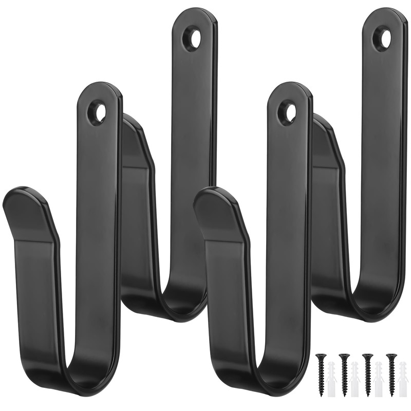 Coumy 4 Pcs Snowboard Wall Mount Clip Horizontal Snowboard Display