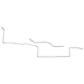 Inline Tube Replacement for 1968 Ford Mustang Tank to Pump Oversized 3/8" Main Fuel Lines 2pc, Stainless