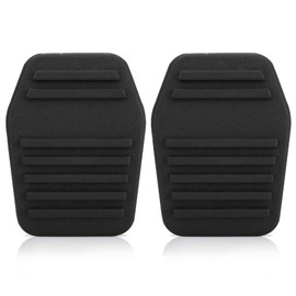 Akozon Cubierta de Goma para Almohadillas de Pedal, un par de Cubiertas de Goma para Almohadillas de Pedal de Embrague para Transit MK6 MK7 2000-2004