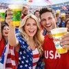 Soccer Party Cups 16 oz, 50 Pack Disposable Plastic Drinking