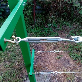 Stainless Steel Turnbuckle, Adjustable Turnbuckles, Stainless Steel, M6 Turnbuckle, Turnbuckle Wire Tensioner, Rope Tensioner with Hook Eyelet, for Rope, Sun Sail, Garden Wire, Pack of 3