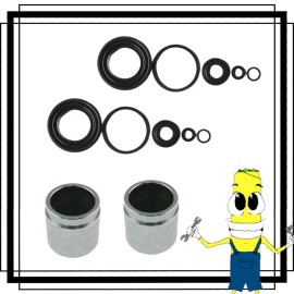 OASB Rear Brake Caliper Piston Rebuild Repair Kit for Acura RL 1996-2004