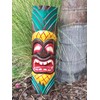 FOREVER BAMBOO 20 in. Tiki Mask Pineapple Ku Tropical Wall