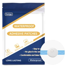 Eseige-Libre 3 Sensor Covers -50 Pack Waterproof and Latex Free Adhesive Patches -Transparent CGM Tape