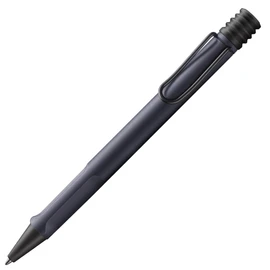 Lamy Safari Steel Black Ballpoint Pen - Timeless Classic Ballpoint Pen with Ergonomic Grip and Robust ASA Plastic - Includes Large Refill M 16 in Line Width M in Black