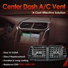 Center Dash A/C Air Vent, Compatible with 2016-2019 Ford Explorer,