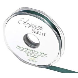 ELEGANZA Double Faced Satin 10mm x 20m Green No.50