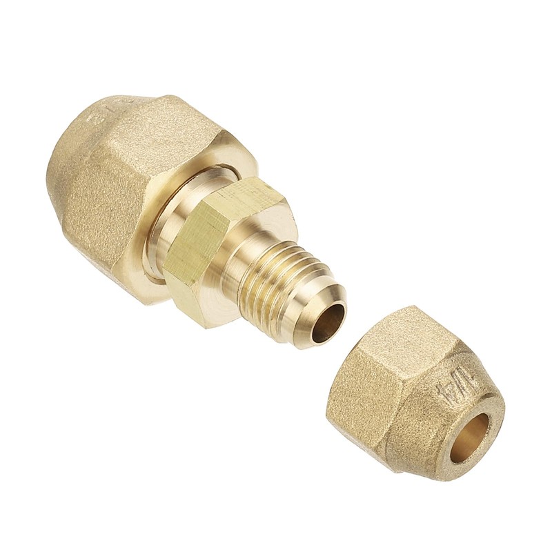 PATIKIL 1/4" to 3/8" Pipe Extension Joint Connector, 2pcs Free