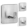 ZY PLUM Emergency Fire Blanket Wall Hooks，Waterproof Stainless Steel Adhesive