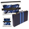 Crazy Games Backgammon Set - Classic Blue Medium 15 Inch