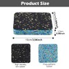 6Pcs Anti-Vibration Pads,4"x4" High Density Rubber Shock Absorbing Washer Pads,Non-Skid