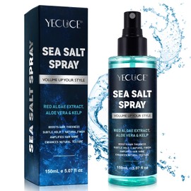 QRZBPZWE Mens Sea Salt Spray for Hair, Seasalt Texture Spray for Men, Texturizing Spray Thickening with Kelp, Aloe Vera & Red Algae, Adds Instant Volume, Thickness, Styling Spray-5 oz.