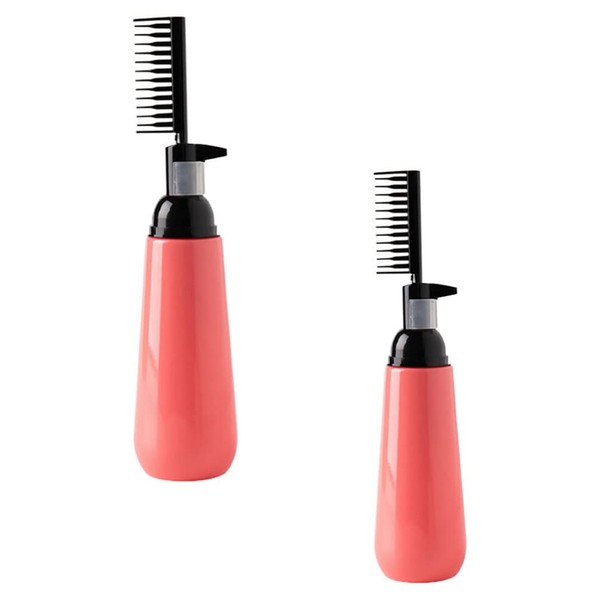 Beaupretty Applicator Bottle Root Comb Pack of 2 Hair Dye Comb Hair Dye Bottle Applicator for Salon Home