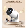 Mini Projector with WiFi 6 and Bluetooth 5.4, Portable Smart