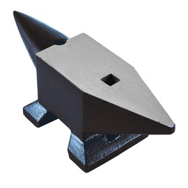 Single Horn Anvil, Steel Anvil with Large Counter Top and Stable Base,Metal-Smith Tool for Bending and Shaping,110 LBS