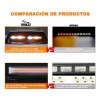 Barra Torreta Estrobo Codigo Leds Cob Policia 35 PuLG 60w