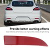 Rear Bumper Reflector Improved Visibility Red Marker Bumper Reflector for
