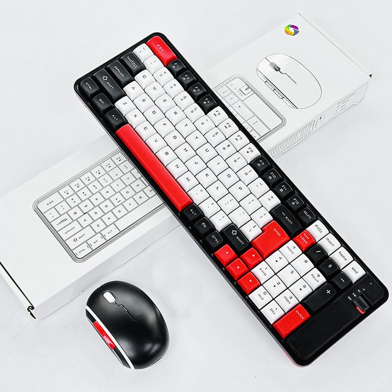 Wireless Bluetooth Keyboard and Mouse Combo Dual Mode 100 Keys