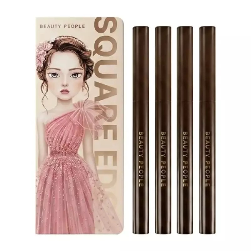 Beauty People 뷰티피플 철벽녀 스퀘어 엣지 아이 라이너 스퀘어 브라운X4개