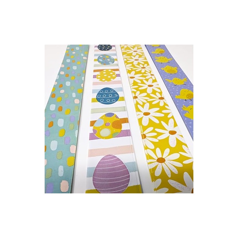 80 Easter Paper Chains - Peel & Seal - Decorations