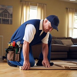 JOINDO 5-Pocket Tool Belt for Men, Durable Canvas Construction, Adjustable Belt, Utility Pouch for Husband, Dad, Son, and Handyman