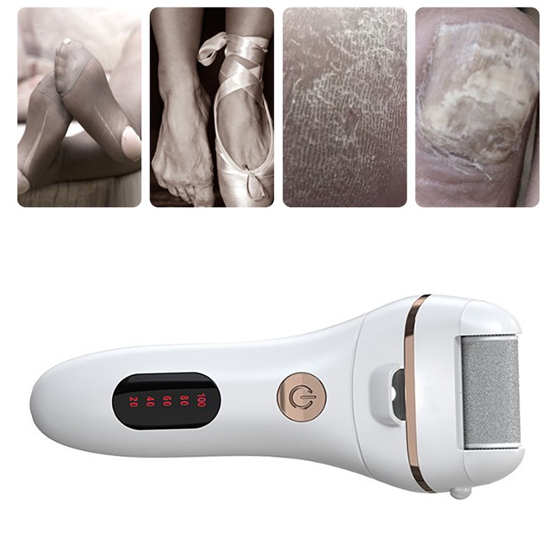 Foot Callus Remover Rechargeable 2 Levels Waterproof Speed Electronic Foot