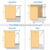 Madison Park Serene Shower Curtain Faux Silk Embroidered Floral Machine
