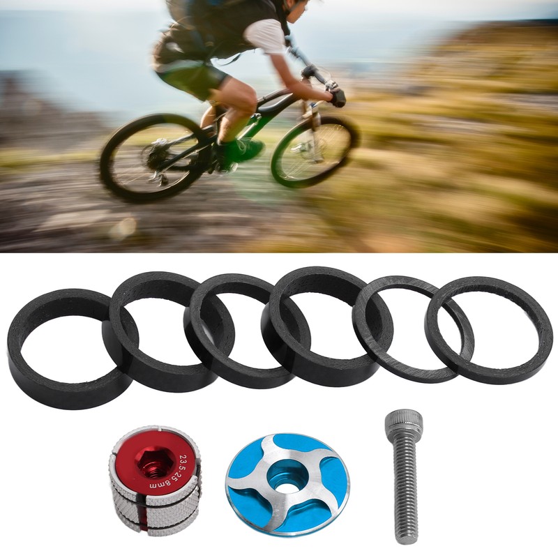 CANSUCC Bicycle Headset Spacer Set with Stem Top Cap and