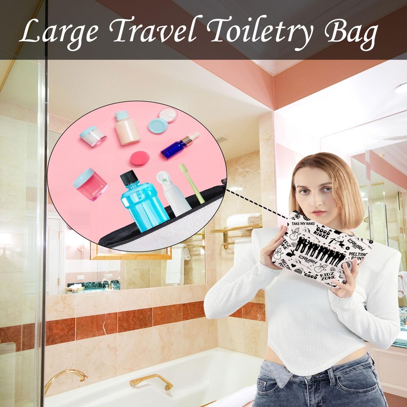 Kpop Member Fan Makeup Bag Korean Music Good Night Cosmetic