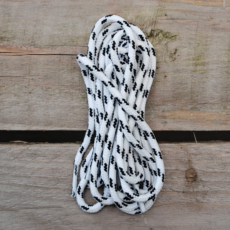 Lakeland Active Grasmoor Walking Boot Laces - White-Black - 200
