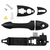 TQPONLY Exterior Door Handle & Reinforcement Plate Kit,for 2000-2007 Ford