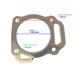 YAMASCO Cylinder Head Gasket For GX420 GX440 190F 407CC 15-16HP 4-6KW Gasoline Lawnmower Engine