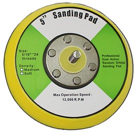 125mm Sanding Pad 5-inch Polishing Disc Pie, Magic Pad (1 / 2 Pieces) 0.3 inch (8 mm) Female Thread Sanding Pad 4.9 inches (125 mm) Polishing Disc Pie, Magic Pad (1 PCS)