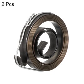 uxcell Drill Press Spring Drill Press Quill Feed Return Coil Spring Assembly Spring Steel Chemical Blackening Finish 680mm Expand Long 34 x 6 x 0.65mm 2 Pcs