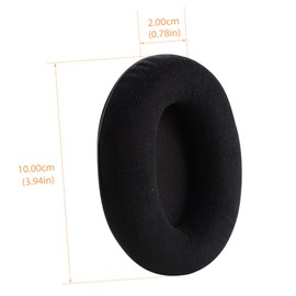 Tofficu 2pcs Earphone Sponge Protective Sleeves Compatible with Khx Hscp Cloud Ii Comfortable Headset Cover Noise Reducing for Enhanced Music Quality