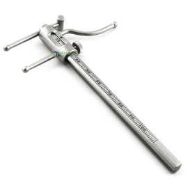 MEDENTRA Dental Orthodontic Gauge Bracket Height Positioning Measuring Caliper Ruler Dentist Lab Measurement Instrument (Dental Venus Apollo Gauge)