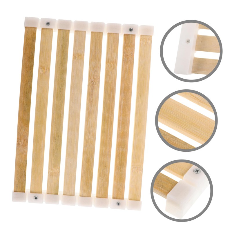 FOMIYES Bamboo Sauna Bench Mat Heat Tolerant Non-Slip and Stylish
