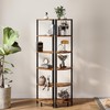 6 Tier Corner Shelf 63.1" Tall Corner Shelves stand Ladder