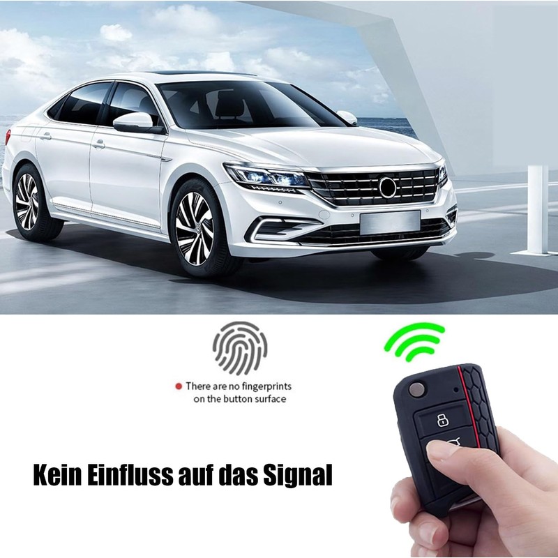 Chaexii Chaexii VW Autoschlssel Hlle & Schlsselbox Cover, Silikon Schlsselhlle
