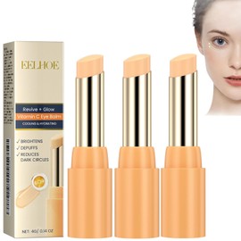 LOYOTICE LOYOTICE 3Pcs Revive Glow Vitamin C Eye Balm, Hydrating Eye Cream, Glow Eye Balm Stick, Brightening and Reducing Dark Circle, Reduces Puffiness
