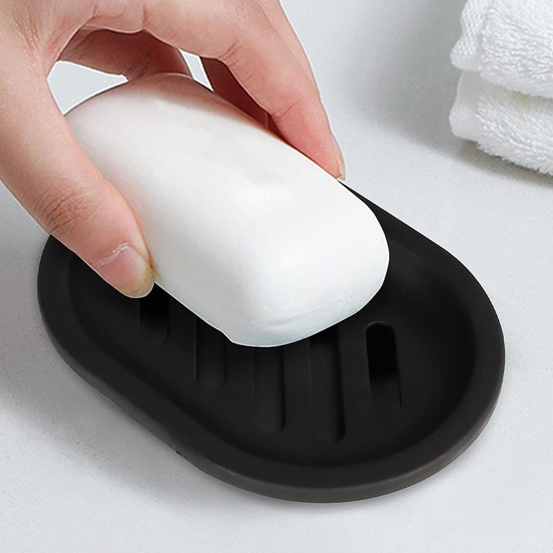 2-pack Soap Dish, Soap Holder, Soap Saver, Easy Cleaning, Dry,