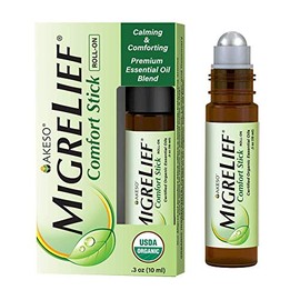 Migrelief Comfort Stick Migraña Dolor Cabeza Aceite Esencial Roll Menta Lavanda 10ml