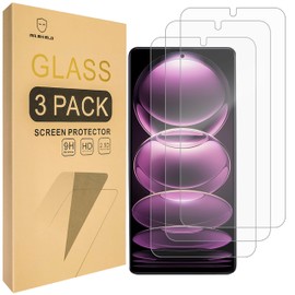 Mr.Shield [3-Pack] Designed For Xiaomi (Redmi Note 12 Pro 5G) / Redmi Note 12 Pro+ / Redmi Note 12 Pro [Tempered Glass] [Japan Glass with 9H Hardness] Screen Protector