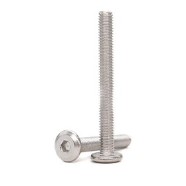 binifiMux 1/4-20 x 2 Inch Flat Head Allen Bolt Joint Connecting Bolts Socket Cap Screws for Furniture, 304 Stainless Steel, Plain Finish